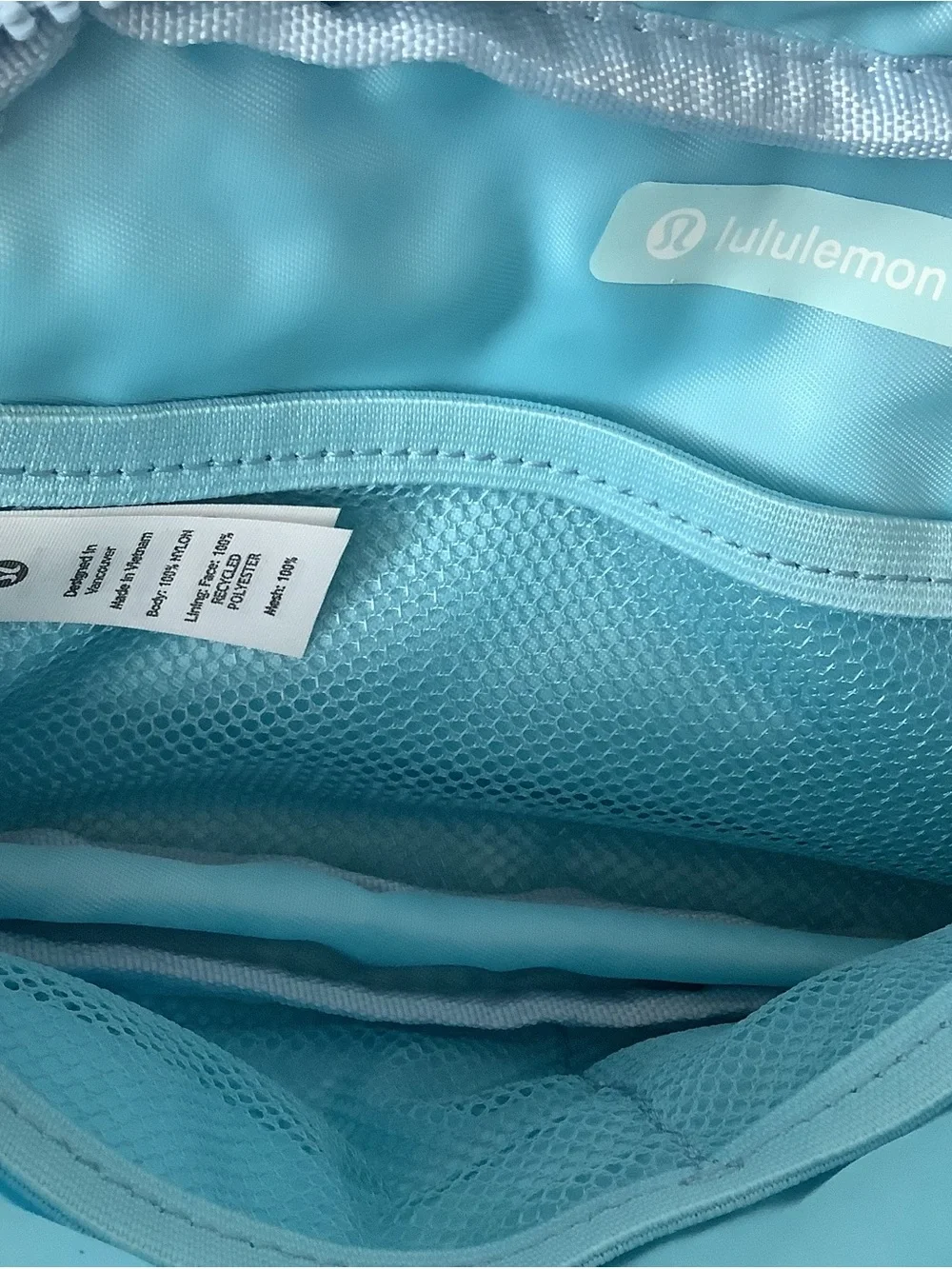 NWT lululemon Sky Blue belt bag.